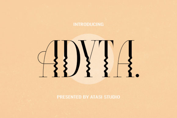 Adyta: A Distinctive Display Font for Editorial Identity