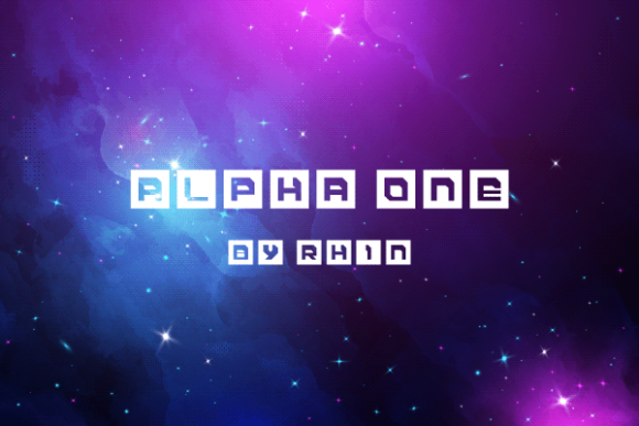 Alpha One: A Futuristic Display Font That Elevates Real Branding