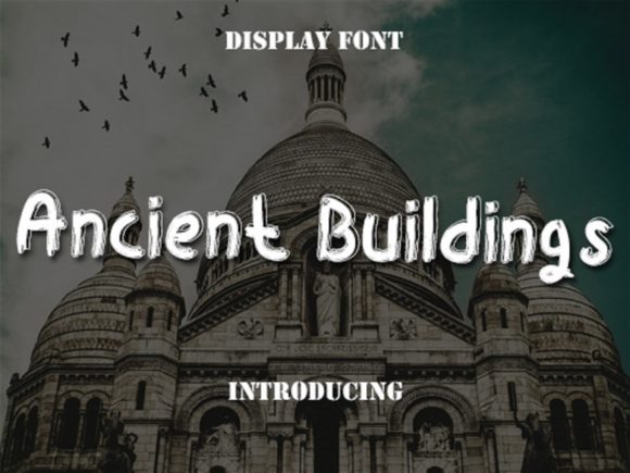 Ancient Buildings Font: A Vintage Display Typeface That Actually Works