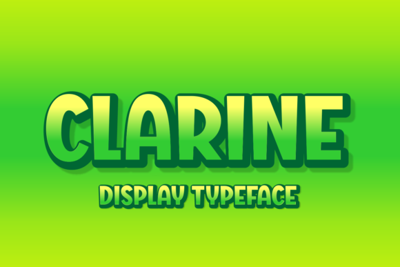 Clarine: A Playful Display Font for Joyful Digital Branding