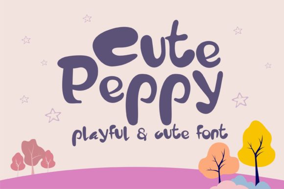 Cute Peppy: A Playful Display Font Worth Keeping