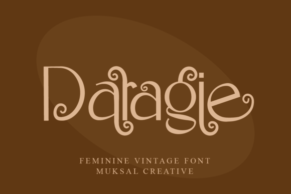 Daragie: A Vintage Display Font That Elevates Brand Voice