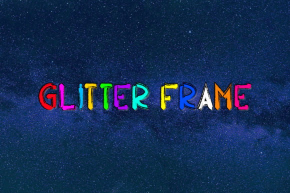 Glitter Frame: A Display Font for Editorial Impact