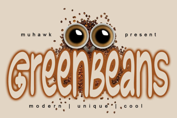 Green Beans: A Playful Display Font for Warm, Approachable Branding