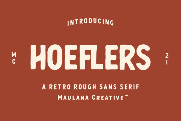 Hoeflers: A Bold, Vintage Display Font That Elevates Real Business Branding
