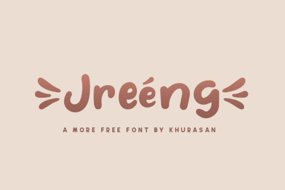 Jreeng Font: A Modern Display Typeface for Small Business Branding