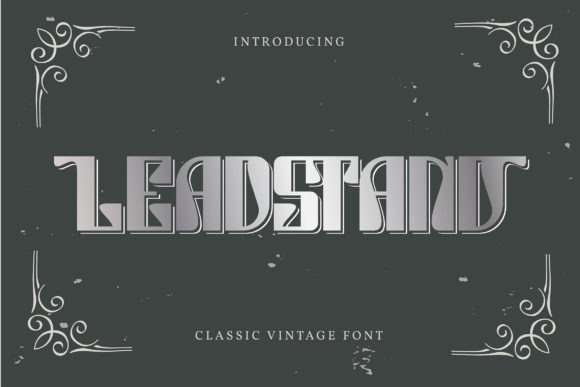 Leadstand: A Display Font That Commands Attention