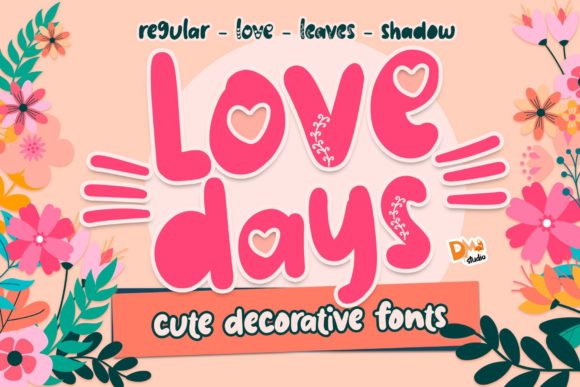 Love Days: A Charming Display Font for Digital Brand Moments