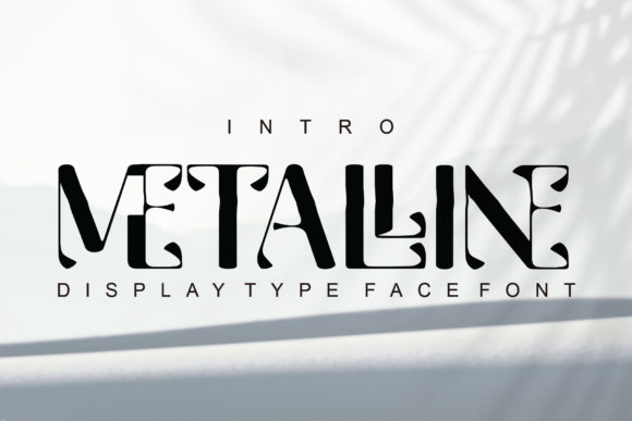 Metalline: A Display Font That Adds Instant Polish to Your Brand