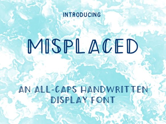 Misplaced: A Clean All-Caps Display Font for Editorial Clarity