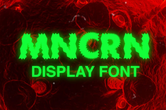 Mncrn: A Bold, Wavy Display Font That Elevates Your Brand