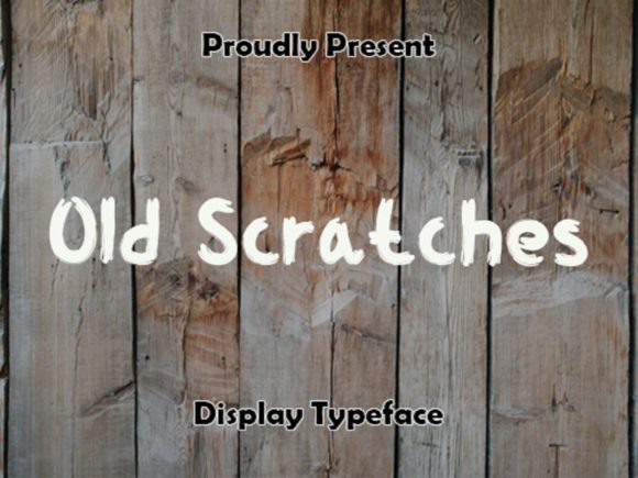 Old Scratches: A Display Font That Adds Character Without Compromising Clarity