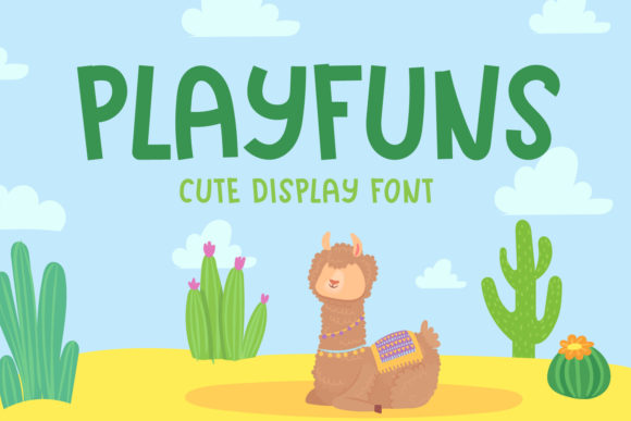Playfuns: A Charming Display Font for Friendly Digital Brands