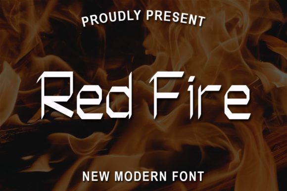 Red Fire: A Display Font That Ignites Campaign Visuals