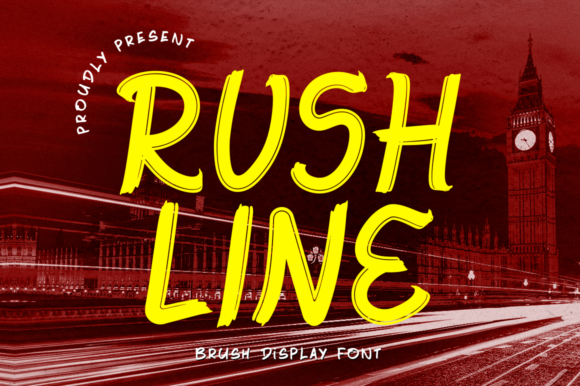 Rushline: A Display Font That Grabs Attention—Strategically