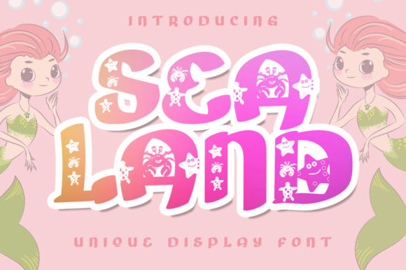 Sealand: A Decorative Font That Brings Ocean Whimsy to Your Handmade Goods