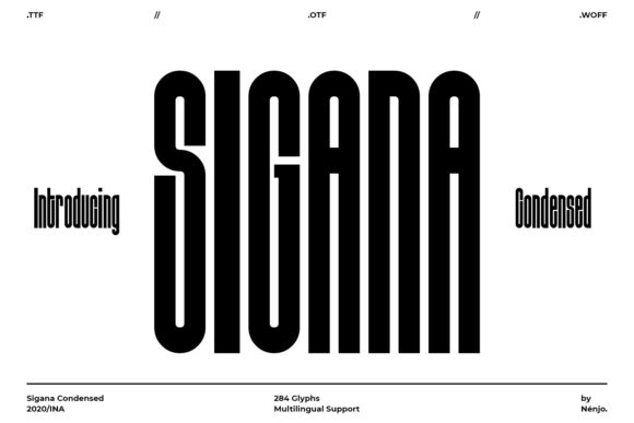 Sigana: A Down-to-Earth Display Font That Just Works