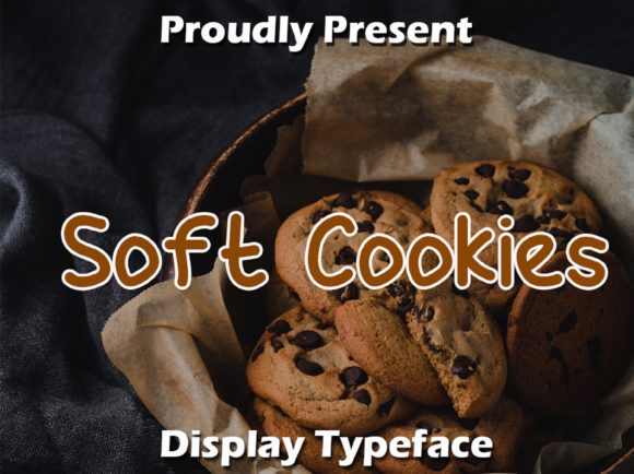 Soft Cookies: A Chalkboard-Charm Display Font for Small Business Branding