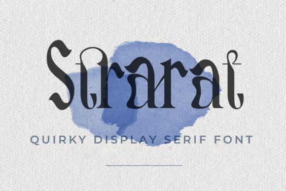 Strarat: A Playful Display Font That Builds Brand Trust