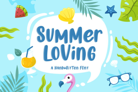 Summer Loving: A Playful Display Font That Feels Like Summer