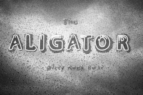 The Aligator: A Bold Display Font That Demands Attention