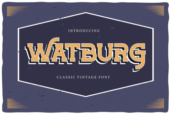 Watburg: A Bold Display Font That Elevates Your Brand