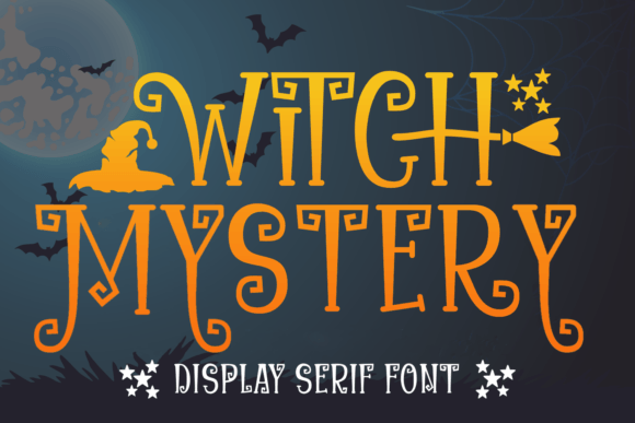 Witch Mystery: A Spooky Display Font for Editorial Magic